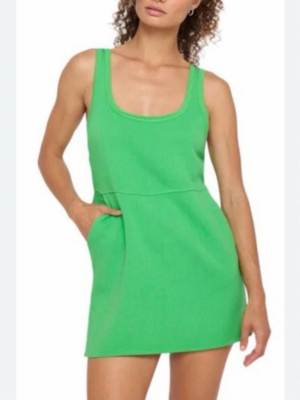 NWT Spiritual Gangster Alessia Mini Dress in Palm Green Size S